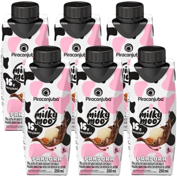 Bebida Mimosa Whey Milky Moo 15g de Proteina - kit com 6 unidades